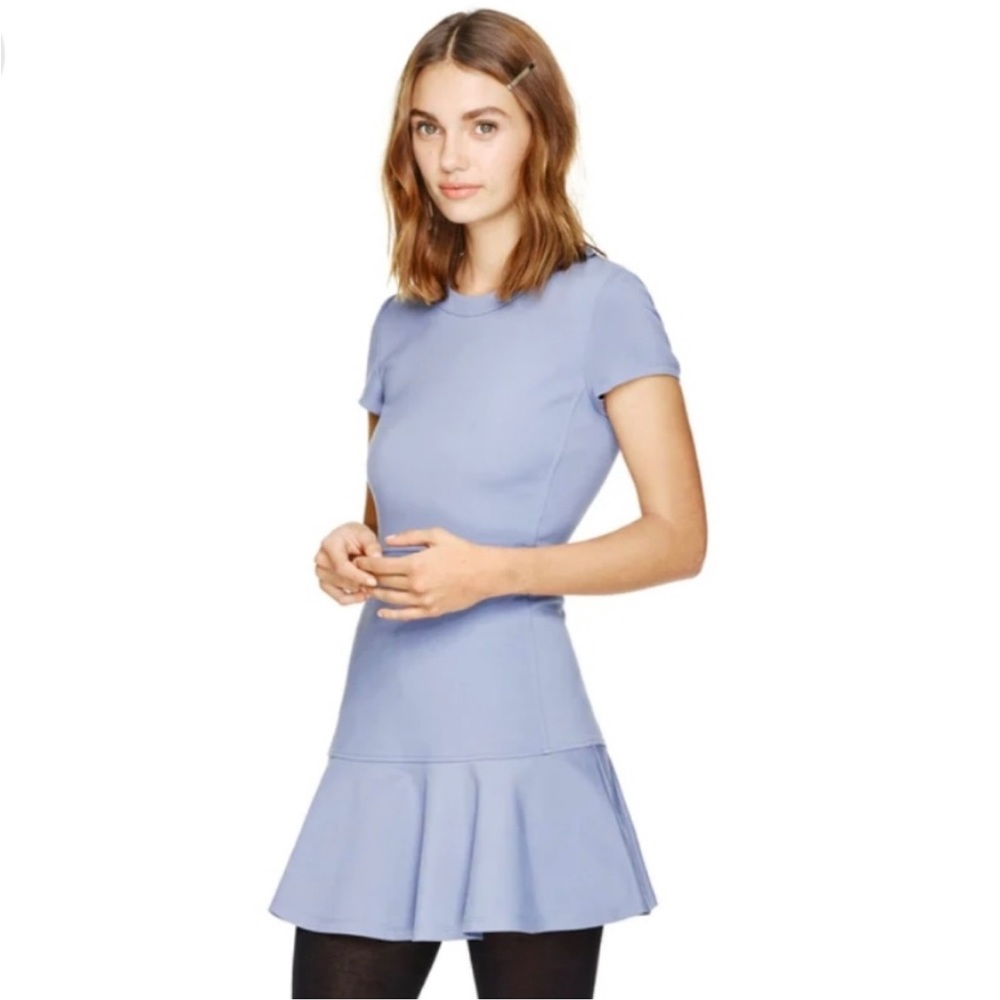 Sunday Best Stross Fit and Flare Dress Periwinkle